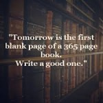 new years blank book